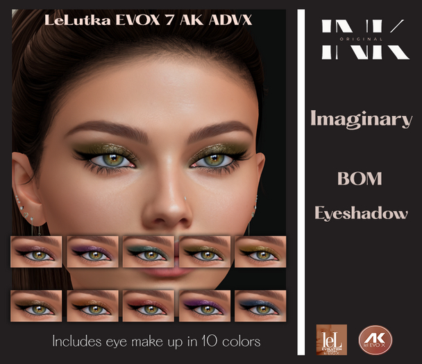 I n' K Original DEMO "Imaginary" Eyeshadow Set-LeL EVOX