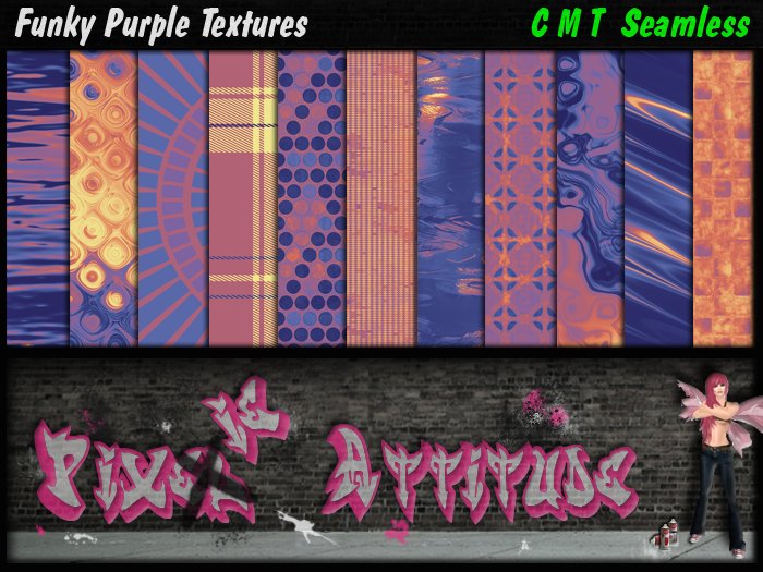 Funky Seamless Purple Textures