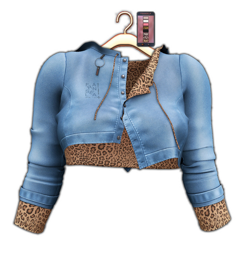 FRANSELA: "Anaiami" Jacket Blue