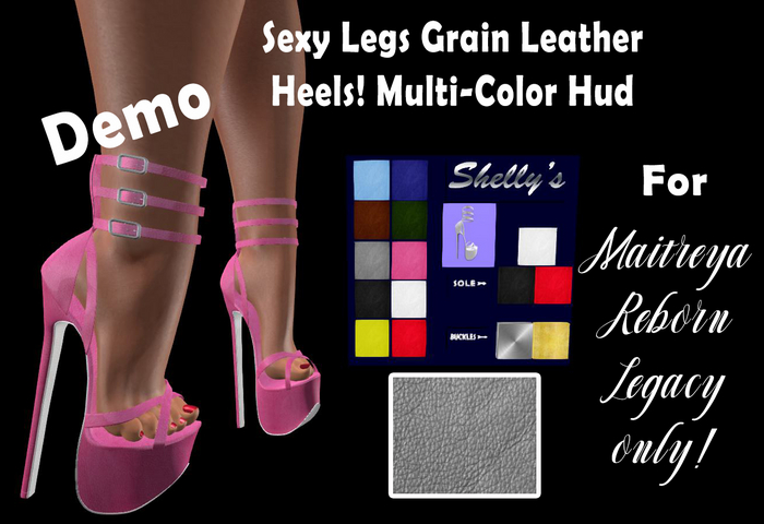 Grain Leather heels DEMO