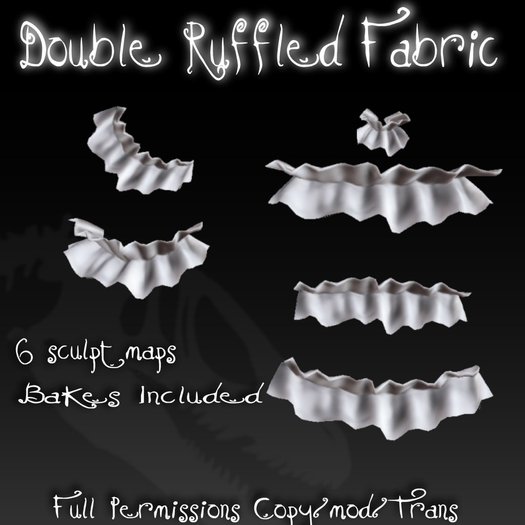 +Sculptasaur+ Double Ruffled Fabric Pack