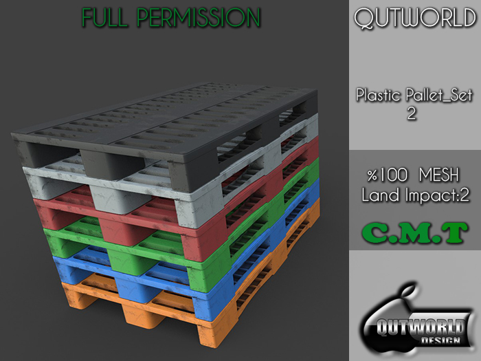 .::QUTWORLD Plastic Pallet_Set-2::.FP 