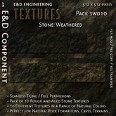 [SW010] 10 512px Dark Rough Creviced Rock and Stone Textures for Landscaping and Cave Cavern Mountain by E&D ENGINEERING