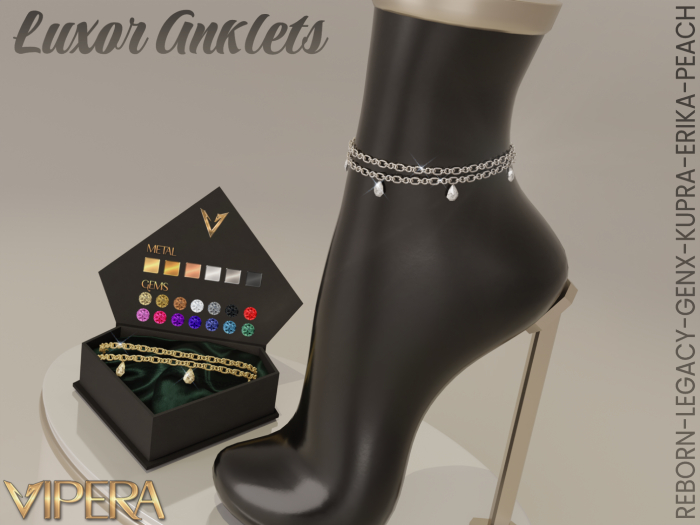[VIPERA] Luxor Anklets