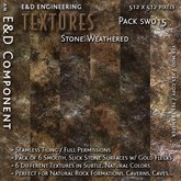 [SW015] 6 Smooth, Slick Stone Surfaces w/ Gold Flecks Textures from E&D ENGINEERING