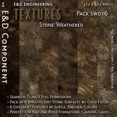 [SW016] 6 Smooth, Dry Stone Surfaces w/Gold Flecks Minerals Textures from E&D ENGINEERING