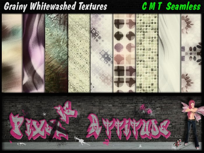 Grainy Whitewashed Seamless Textures