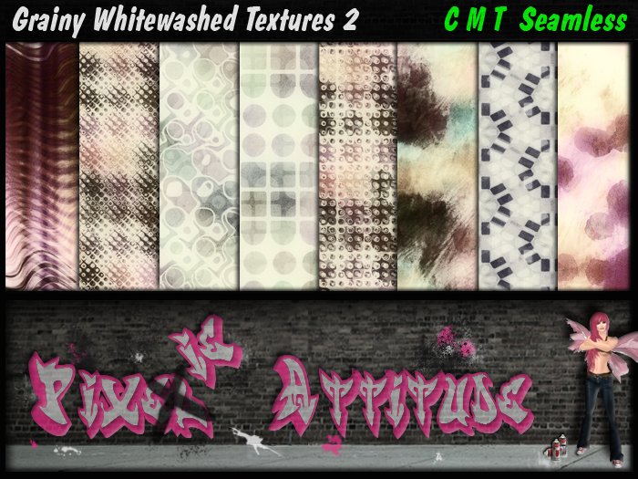 Grainy Whitewashed Seamless Textures 2