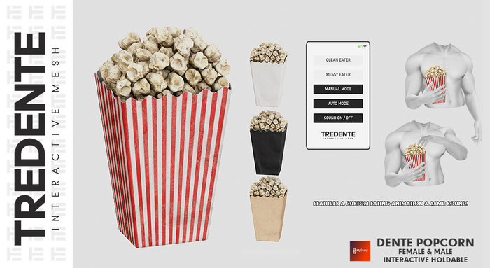 Tredente // Dente Popcorn [BLACK] (Packed)