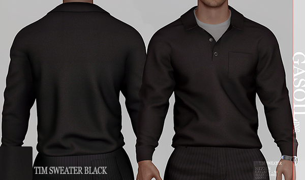 [GL - inc.] - Tim Sweater BLACK