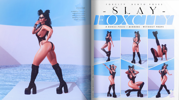 FOXCITY. Slay Bento Pose Set