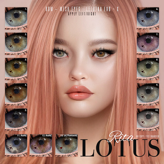 LOTUS. Rita Eyes FATPACK (wear me)