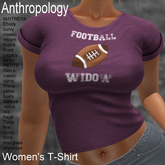 Football Widow Women's T-Shirt (WTTA)