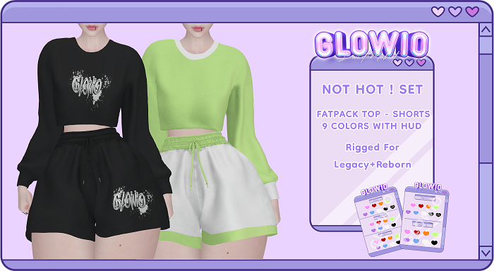 *Halloween Discount* [GLOWIO] Not Hot Set ! FATPACK