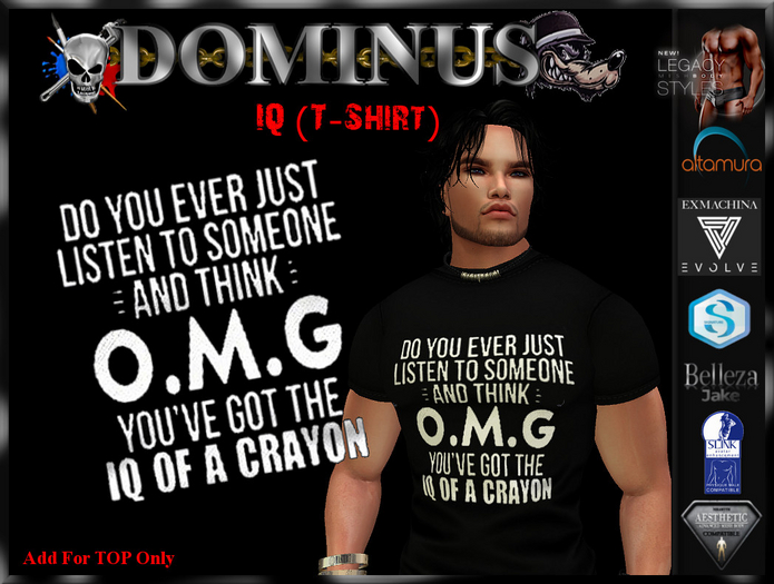~DOMINUS~IQ (T-Shirt)  (ADD)
