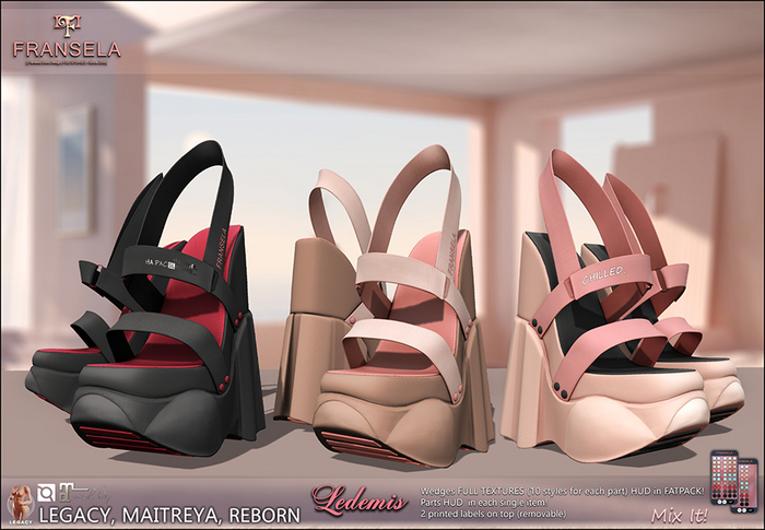 FRANSELA: "Ledemis" Wedges FATPACK