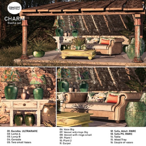 Concept} 13. Charm - Sofa. PG. RARE