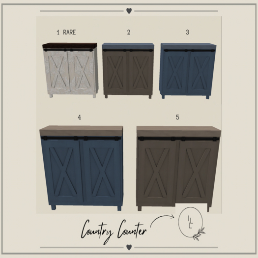 05 ILL Country Counter Beige