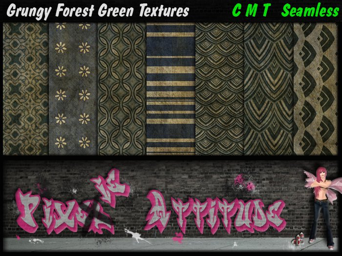 Grungy Forest Green Textures