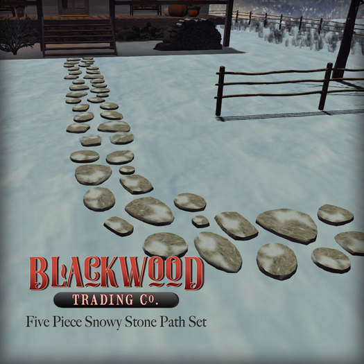 [Blackwood] Snowy Stone Path Set