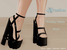 aX: Kinsley Heels Black