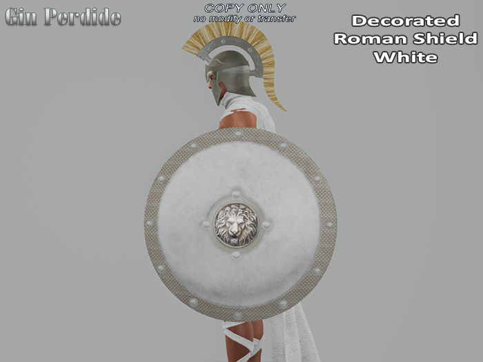 GP Roman Soldier Shield White 