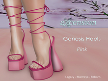 aX: Genesis Heels Pink