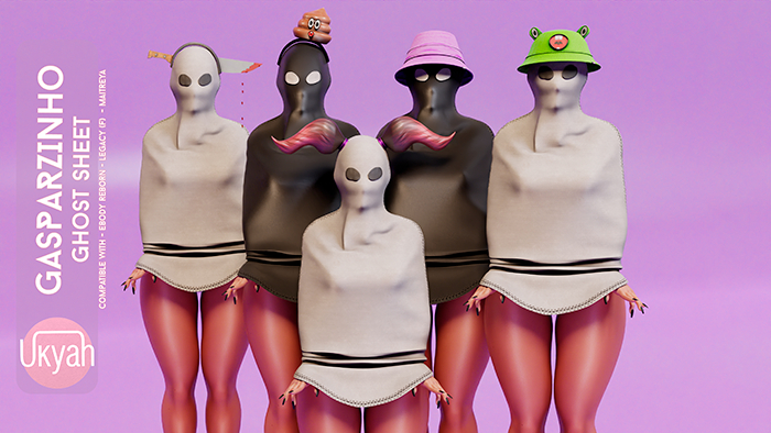 ~UKYAH~ Gasparzinho Ghost Sheet - female (Unpack)
