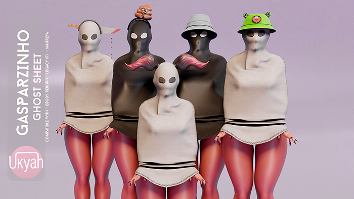 ~UKYAH~ Gasparzinho Ghost Sheet - female - DEMO (Unpack)