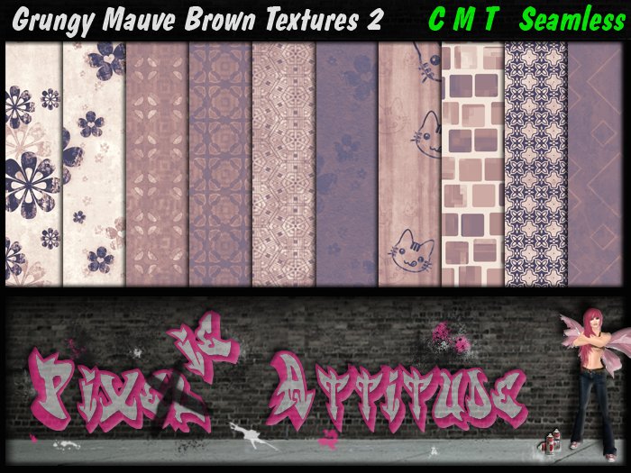 Grungy Mauve Brown Textures 2