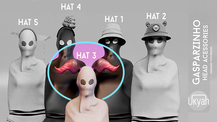 ~UKYAH~ Gasparzinho Hat 3 - DEMO (Unpack)