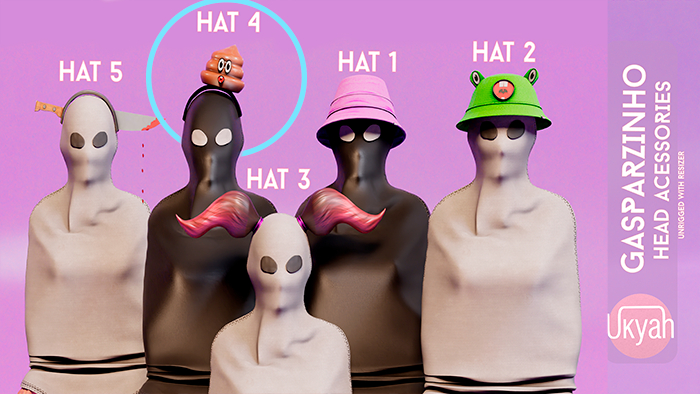 ~UKYAH~ Gasparzinho Hat 4 (Unpack)