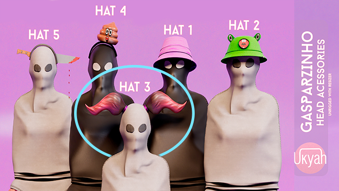 ~UKYAH~ Gasparzinho Hat 3 (Unpack) 