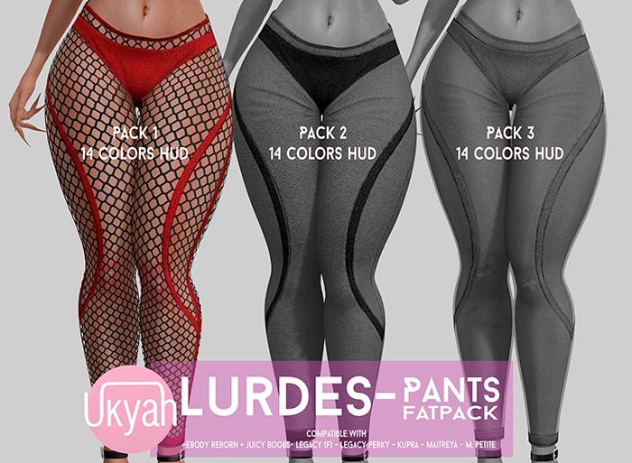 ~UKYAH~ Lurdes Pants - Fishnet Colors  - Unpack 