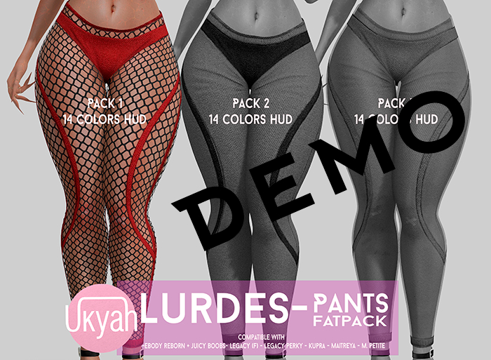 ~UKYAH~ Lurdes Pants - Fishnet Colors - DEMO (Unpack)