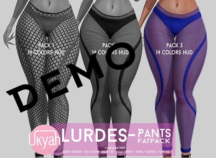 ~UKYAH~ Lurdes Pants - Transparent Colors - DEMO (Unpack)