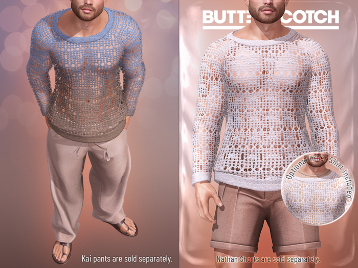 BUTTERSCOTCH . Milo Open-knit Jumper {Combo1}