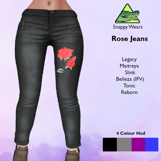 Snappy \\ Rose Jeans + Color Hud