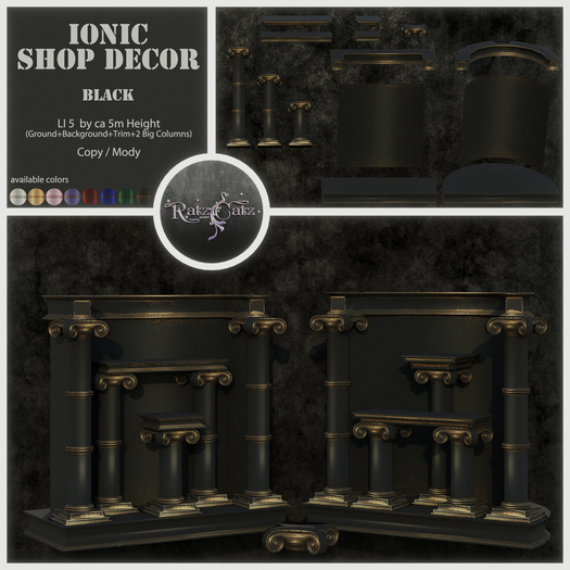 .: RatzCatz :. Ionic Shop Decor - black