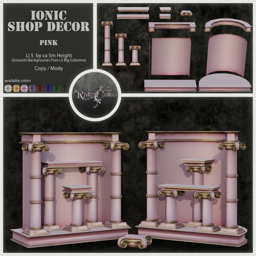.: RatzCatz :. Ionic Shop Decor - pink