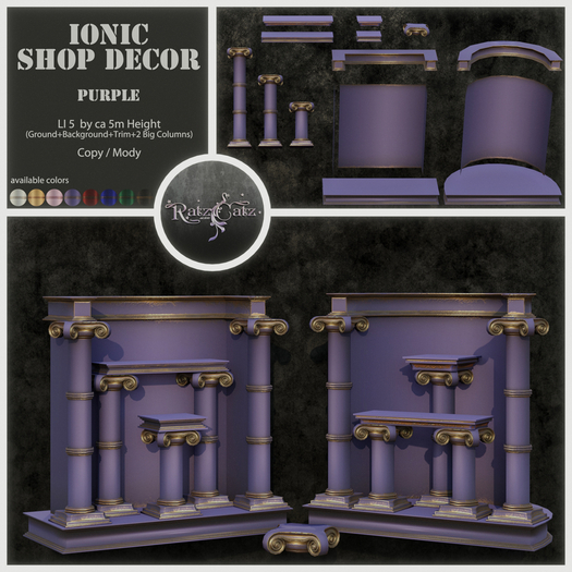 .: RatzCatz :. Ionic Shop Decor - purple