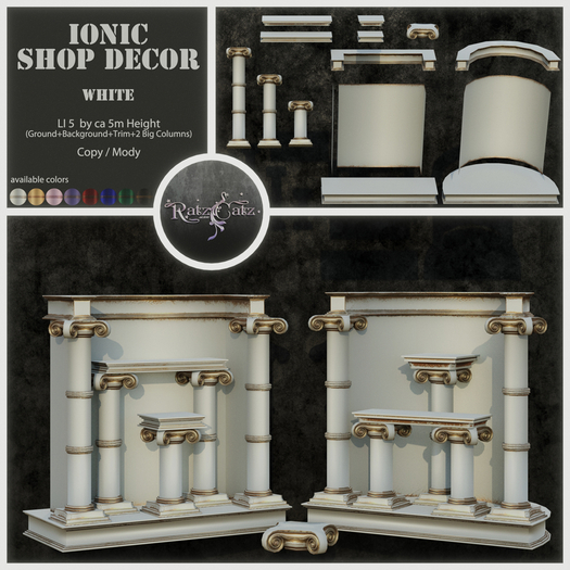 .: RatzCatz :. Ionic Shop Decor - white