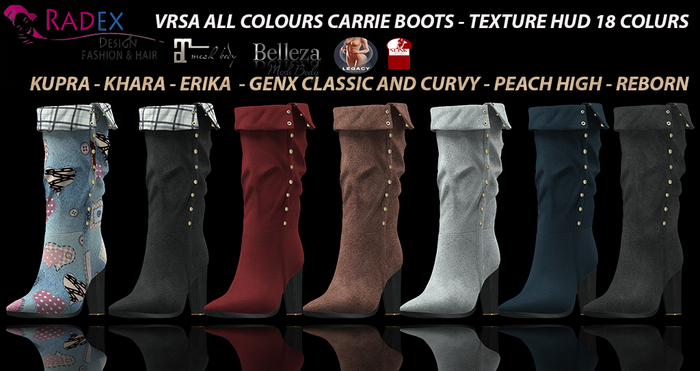 RADEX Mesh Vrsa All Colours Carrie Boots