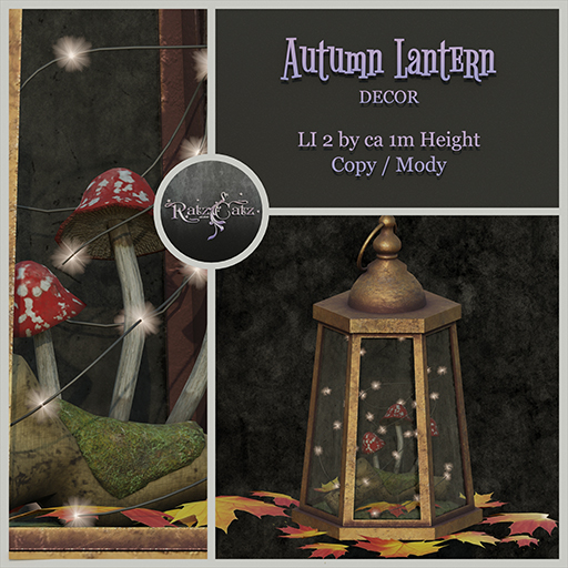 .: RatzCatz :. Autumn Lantern decor