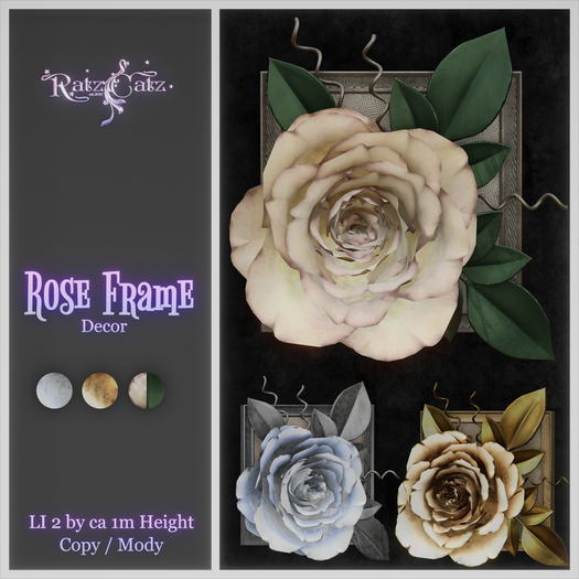 .: RatzCatz :. Rose Frame - decor