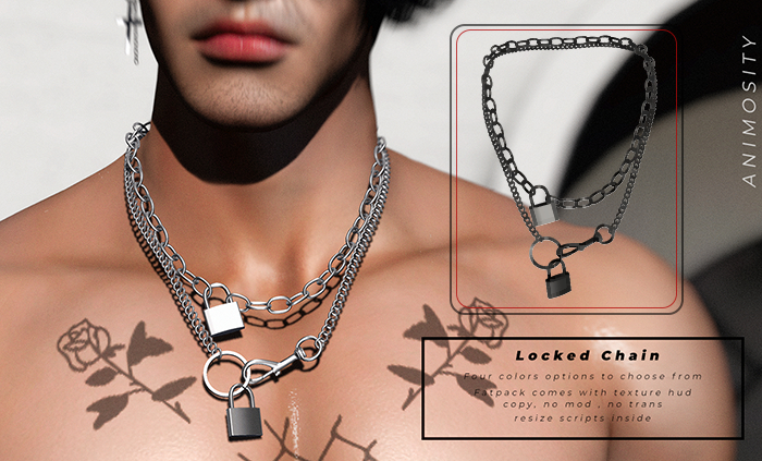 Animosity - Locked Chain SILVER 