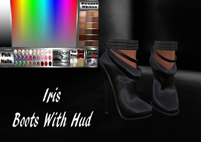 [][] IRIS BOOTS BLACK