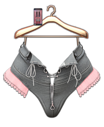 FRANSELA: "Mya" Shorts Dove