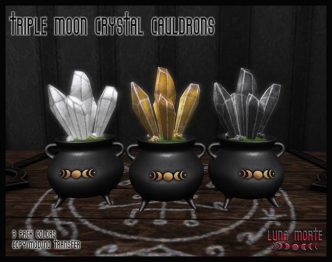*Luna Morte* Moon Phases Cauldron - Dark Pack