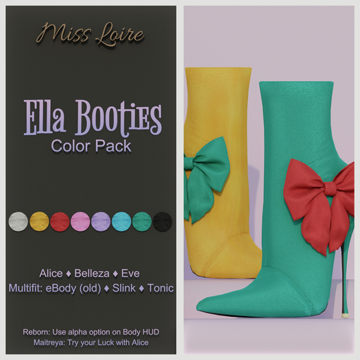 .: Miss Loire :. Booties *Ella* ColorPack